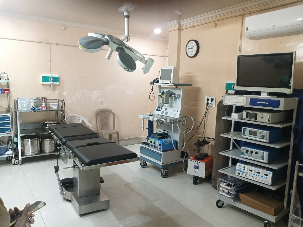 Wide View of Operation Theater Equipment